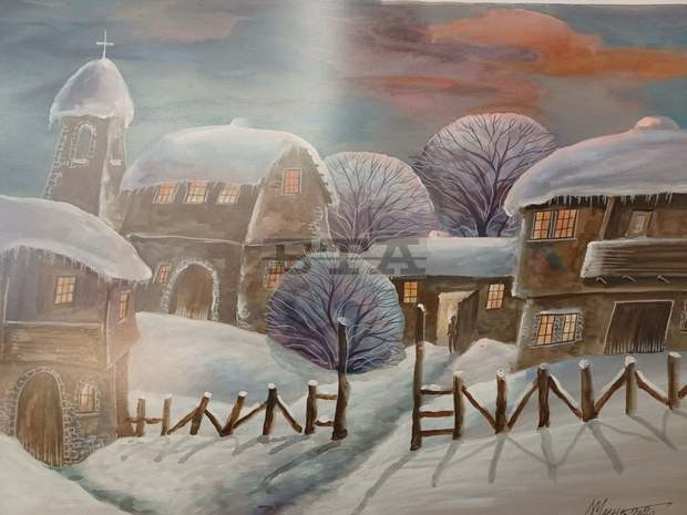 Коледна изложба базар е подредена в най-голямата художествена галерия в Перник