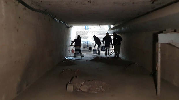 Ямболски фирми започнаха безвъзмездно да почистват и ремонтират пешеходен подлез