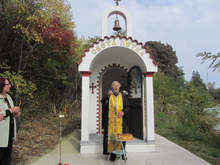 Водосвет за здраве бе отслужен в параклис над рисков пътен участък в Перник