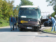 Катастрофа затвори пътя Стара Загора - село Богомилово