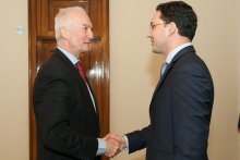 Foreign Minister Mitov Confers with EU Counter-Terrorism Coordinator De Kerchove