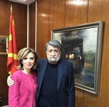 Culture Minister Rashidov Confers with Macedonian Counterpart Kancheska