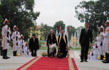 Vice President Popova Confers with Vietnamese Counterpart, National Assembly Chairman, Prime Minister 