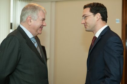 Foreign Minister Mitov Confers with Russian Deputy Foreign Minister Meshkov 