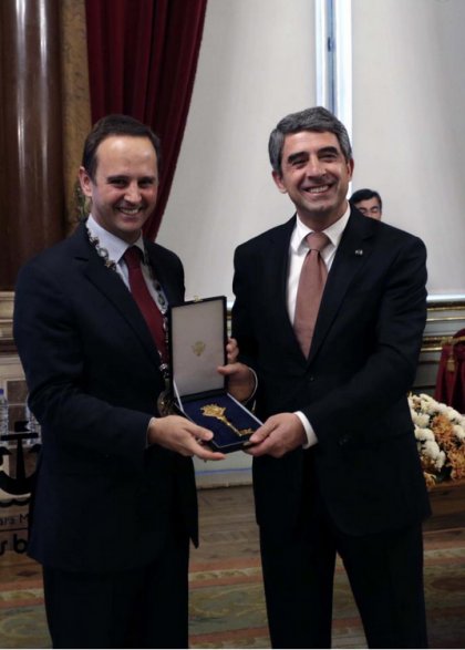 President Plevneliev Receives Key to Lisbon, Meets Business Representatives President Plevneliev Receives Key to Lisbon, Meets Business Representatives