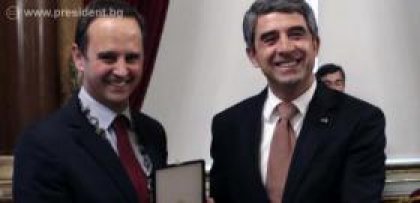 President Plevneliev Receives Key to Lisbon President Plevneliev Receives Key to Lisbon