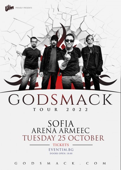 Godsmack се връщат в София на 25 октомври 2022 г. Godsmack се връщат в София на 25 октомври 2022 г.