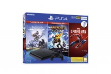 PlayStation®4 Slim в комплект с 3 игри се предлага на страхотна цена от VIVACOM