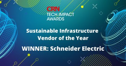 Schneider Electric печели отличието „Доставчик на годината на устойчива инфраструктура“ в конкурса CRN UK Tech Impact Awards Schneider Electric печели отличието „Доставчик на годината на устойчива инфраструктура“ в конкурса CRN UK Tech Impact Awards