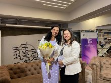 „Преобърнати съзвездия“ на Деметра Дулева събра дипломати и почитатели на книгата в Литературен клуб „Перото“