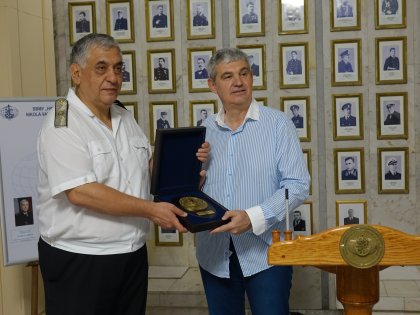 Президентът на КНСБ посети Висшето военноморско училище „Н. Й. Вапцаров“