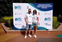 Алекс Сърчаджиева и Павел Владимиров се включиха в Боса разходка за превенция на хроничната венозна болест