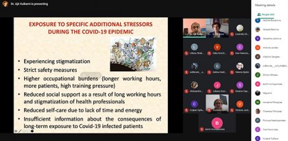 Научно-практически уебинар „Здравните грижи и образование като практическо, изследователско и академично предизвикателство“