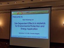 Трети семинар по размерни ефекти при материали за опазване на околната среда и получаване на чиста енергия