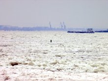 Danube Freezes at Rousse