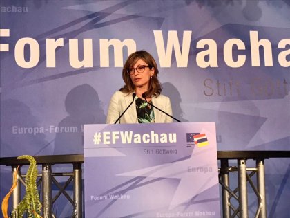 Deputy Prime Minister Zaharieva Confers with Austrian Vice Chancellor Brandstetter,Attends Forum Wachau