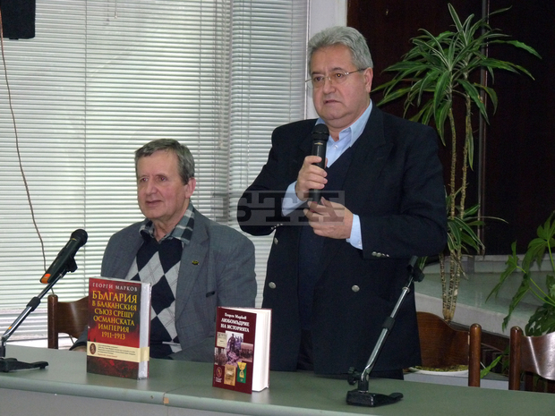 Академик Георги Марков представи в Сливен новата си книга "България в Балканския съюз срещу Османската империя 1911 - 1913"